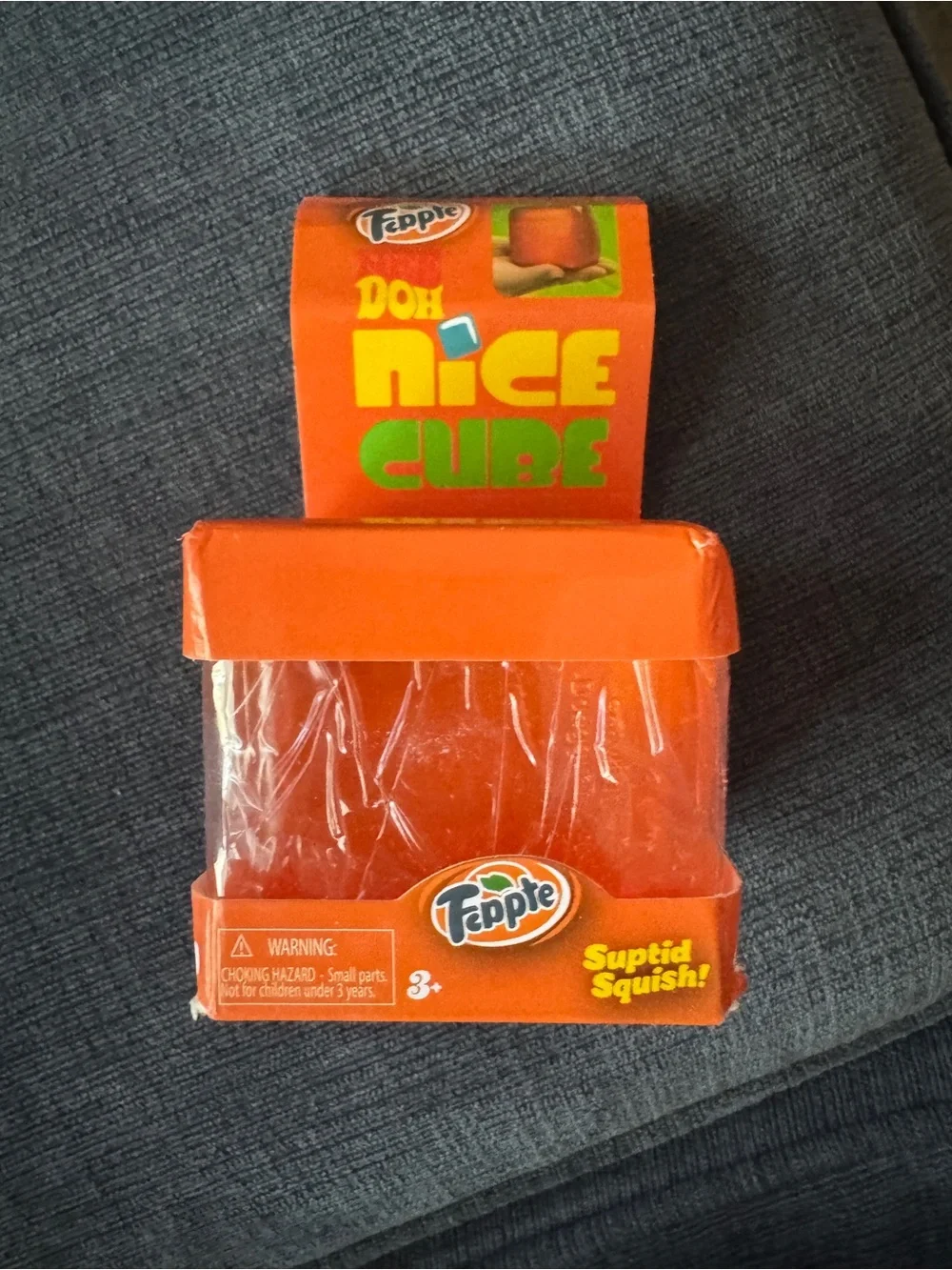 Fanta Doh Nice Cube - Orange Squishy Party Toy
